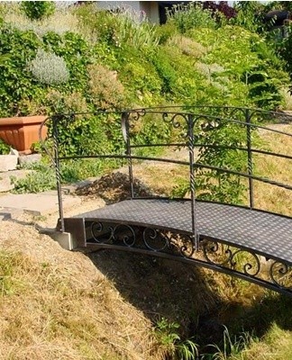 Metal bridges are welded forged structures.