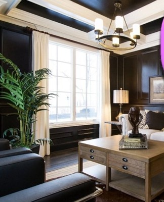 Chandelier with candle lamps