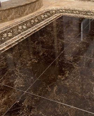 For indoor work, polyester glue is used,