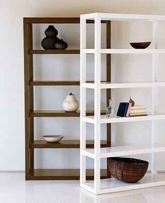 There are many types of shelving that differ in shape, design and size.