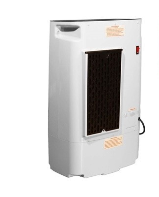 The air conditioner is equipped with a water filter and a water level indicator in the system.