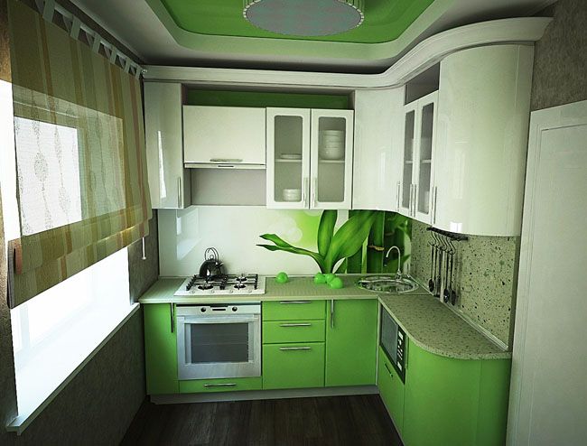 green kitchen