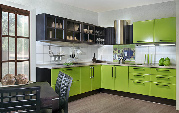 green kitchen