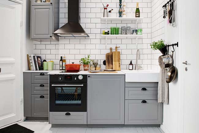 gray kitchen