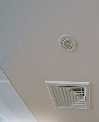 Installing ventilation grilles is no more difficult than installing lamps