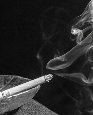 Wooden furniture absorbs the smell of smoke.