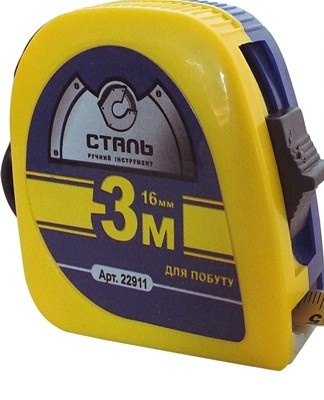 With its help, it is possible to make the layout of the room.