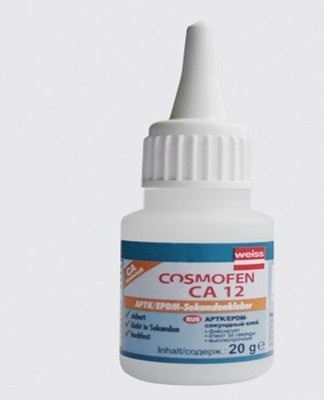 Glue "Cosmofen", according to many experts, is considered the best option for stretch fabrics.