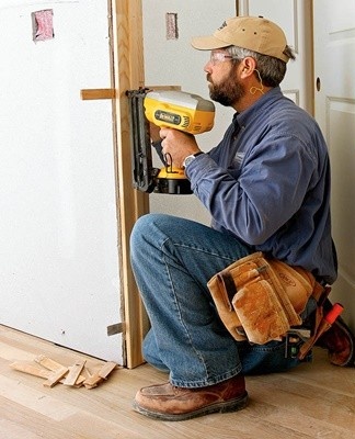 Many builders install the box first and then start finishing the ceilings.