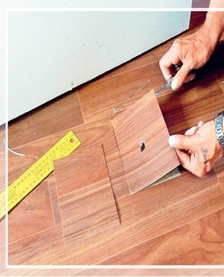 Instructions on how to fix a hole in linoleum with your own hands at home
