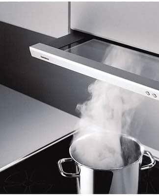 extractor hood in the kitchen