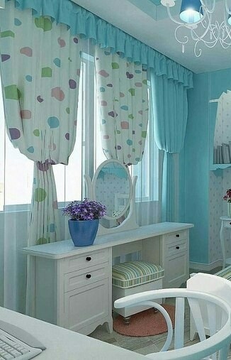 curtains in the nursery