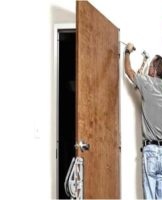 When the doors are installed during the repair, preparation of work and step-by-step instructions