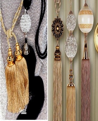 Accessories for curtains are divided into 2 groups - decorative and functional.
