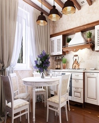 The rustic style can combine elements of everyday life from different cultures.