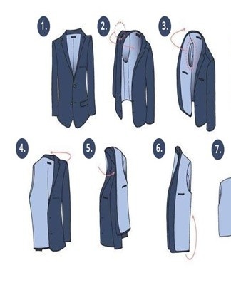 The rectangle folding option allows you to quickly place items at the bottom or against the side of the case.