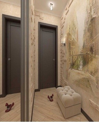 Of all the abundance of finishing materials, wallpaper is very popular.