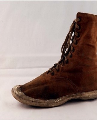 The outsole is the part of the sole that ends near the heel.