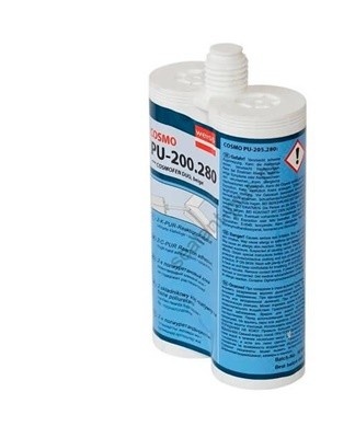 The composition is used for fixing fiberboard of plaster, wood, aluminum, laminate.