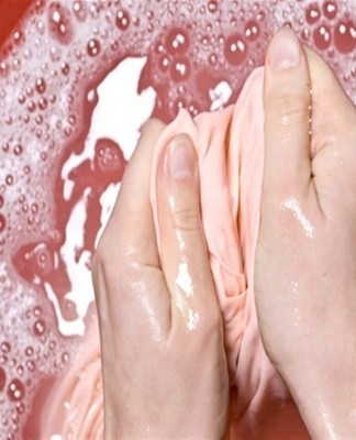 For rinsing, you need to draw water of the same temperature as for washing.