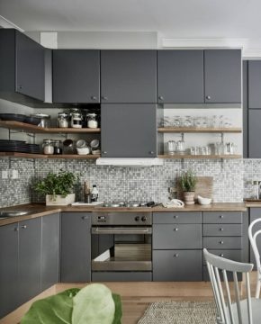 gray kitchen