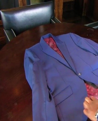 Basically, the jacket is folded in one of two last ways.