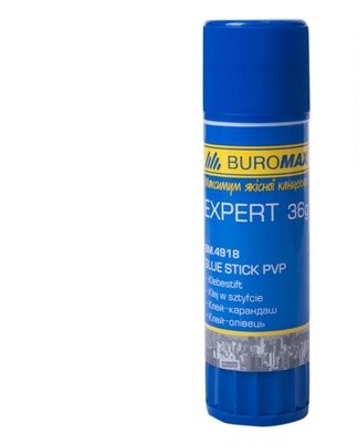 The glue stick is intended for gluing paper and cardboard.