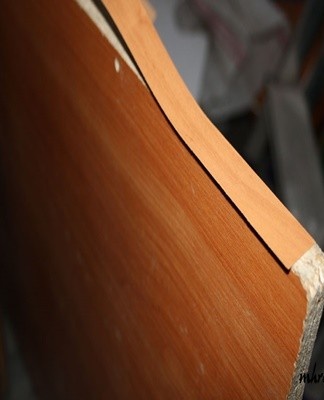 For work you will need a sharp knife, gloves, glue or a heating device,