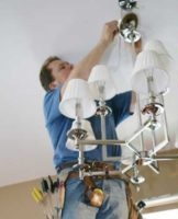 Step-by-step instructions on how to replace the cartridge in a chandelier with your own hands