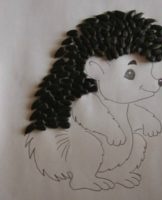 What glue is better for gluing seeds on paper and the choice of ways to make crafts