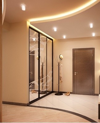 Design and interior design ideas for the hallway in the apartment