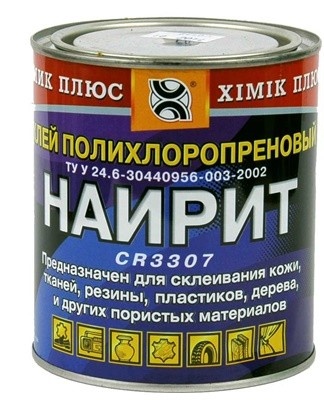 Glue "Nairit-1" is considered high-quality and effective.