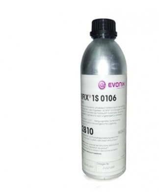 It is a two-component adhesive that has a transparent consistency.