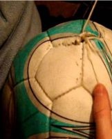 Step-by-step instructions on how and what is better to glue a soccer ball