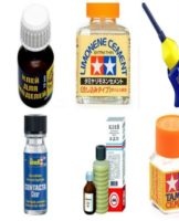Varieties of Star adhesives for models, instructions for use and replacement mode