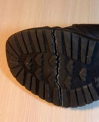 When repairing a sole with a protector, it is necessary to apply an additional outsole, which experts call "prevention".