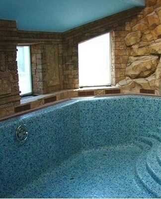 To line the pool bowl, a good option would be the Absolut mixture.