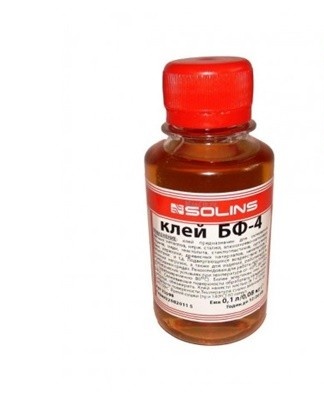 It is allowed to use glue BF-2 or BF-6 as a base.