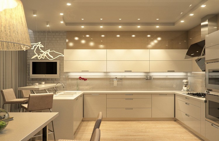 bright kitchen