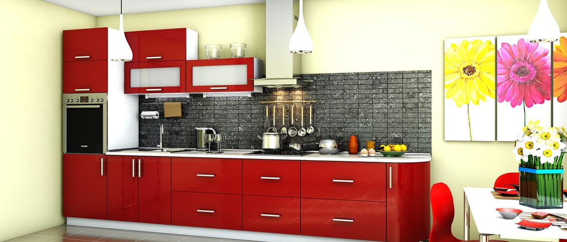 Kitchens with an area of 12 meters or more can accommodate a set of any configuration.