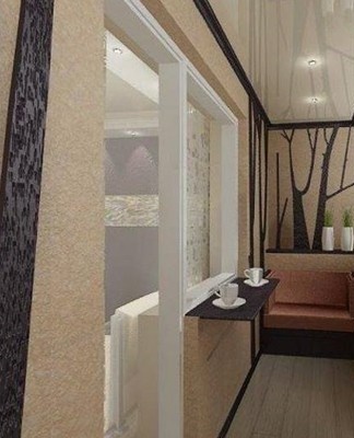 Thinking about painting the walls of a balcony or loggia, you must adhere to a number of criteria.