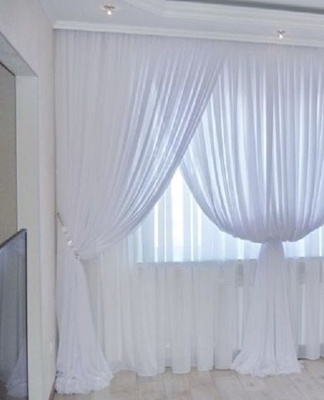 How to hang tulle beautifully, tips and varieties of hooks