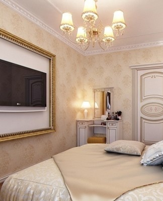 It is recommended to use light shades for finishing the ceiling and walls.