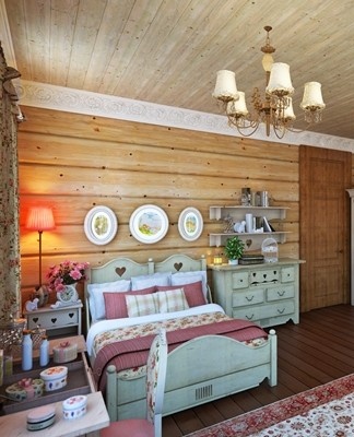 The rustic design option involves the use of simple functional elements and decor.