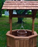 Make a decorative country well with your own hands with step-by-step instructions