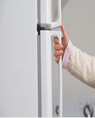 A poorly closed door will let hot air through.