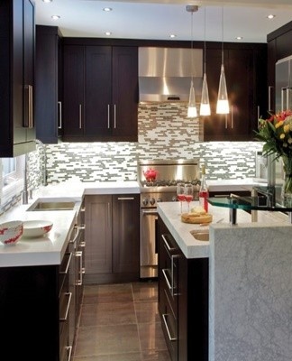 The coffee shade looks great with dark brown tones.