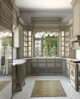 General rules for creating U-shaped kitchen design style design features