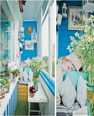 The color scheme of the Provence style is recognizable among other country styles.