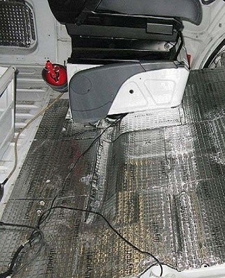 Soundproofing the underbody helps reduce road noise and stone impact noise.